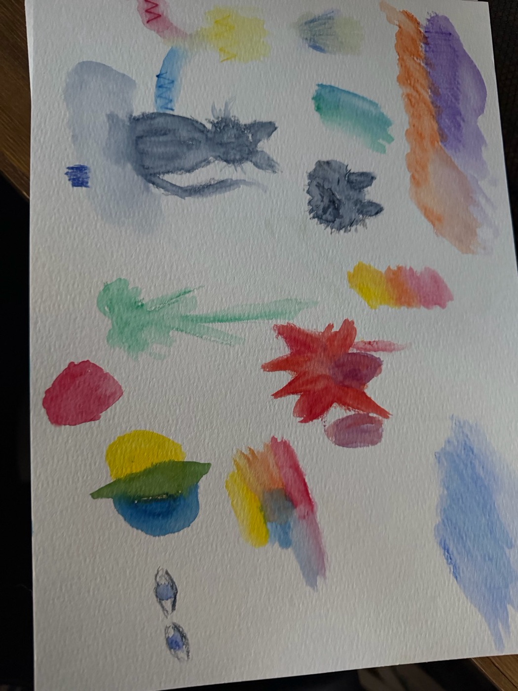 Play sheet: blends, cats, flowers